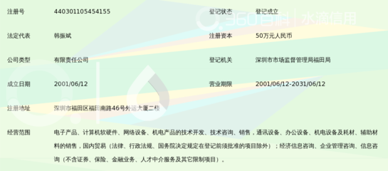 深圳市万卡基科技有限公司百科 计算机软硬件及辅助设备批发业务概览